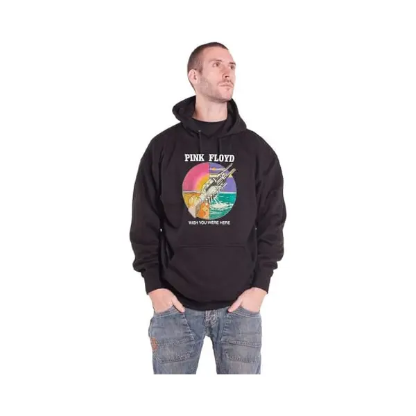 Rock Off officially licensed products Pink Floyd Wish You Were Here Circle Icons Pullover Hoodie L thumbnail
