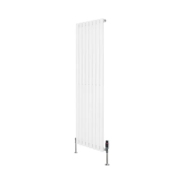 Monstershop Oval Single Column Radiator & Valves – 1600Mm X 480Mm – White thumbnail
