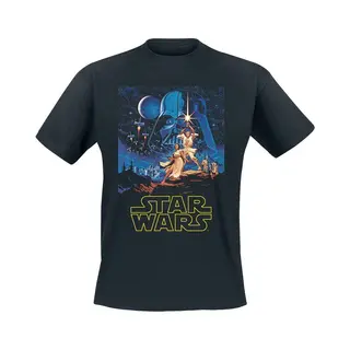 Star Wars Classic Poster T-Shirt Black