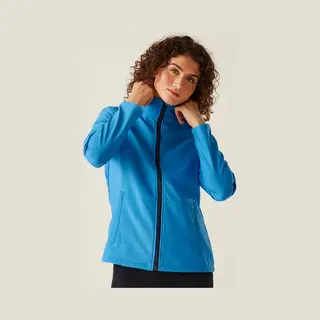 Regatta Professional Regatta Womens Professional Ablaze Printable Softshell Jacket, French Blue(navy), 20 Eu