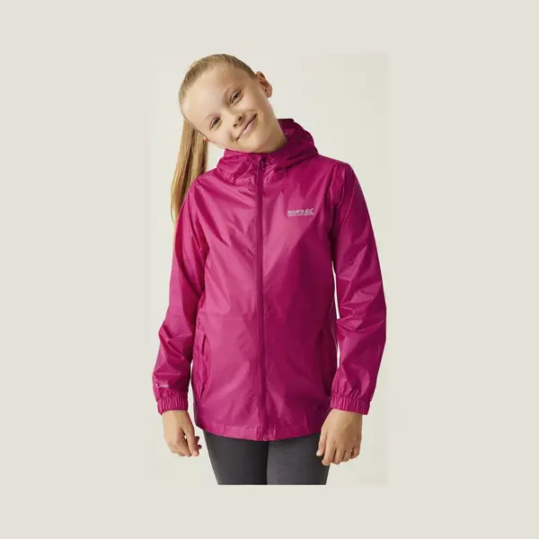 Regatta Kids' Pack It Waterproof Packaway Jacket, Breathable & Taped Seams - Perfect For Outdoors, Walking, Hiking & Camping thumbnail