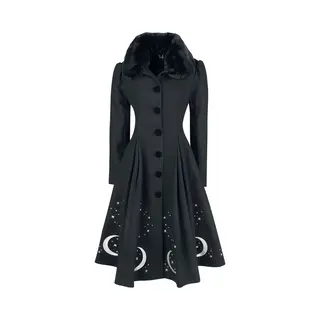 Hell Bunny Interstellar Coat Black