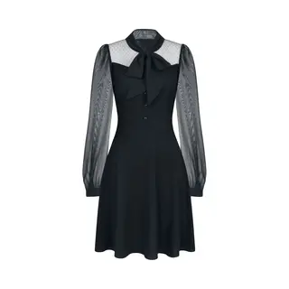 Hell Bunny Darcia Mid Dress Midi Dress Black