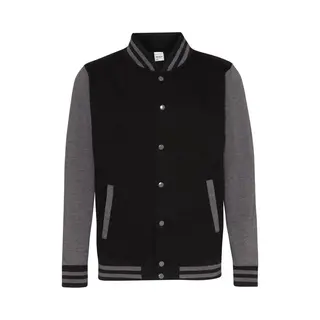 AWDis Unisex College-Jacke (2XL) (Schwarz/Graphit)