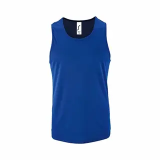 Sol'S Men's Performance Tank Top In Blue | Size, Large