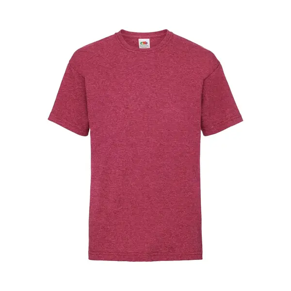 Fruit Of The Loom Valueweight T-Shirt In Red | Size, 7-8 Years thumbnail