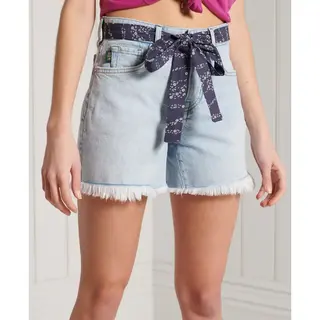 Superdry - Slimfit Vintage Short Met Middelhoge Taille - Dames - Jeans Shorts
