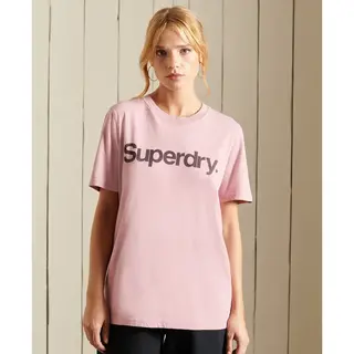 Kurzarm-T-Shirt, Damen Superdry Core Logo