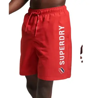 Badeshorts Mit Appliziertem Muster Code Superdry