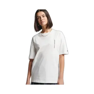 Superdry Dames Tshirt Core Logo Linear T-shirt Met Losse Pasvorm