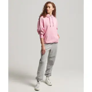 Oversize-Kapuzenpullover Für Frauen Superdry Code Logo Garment Dye