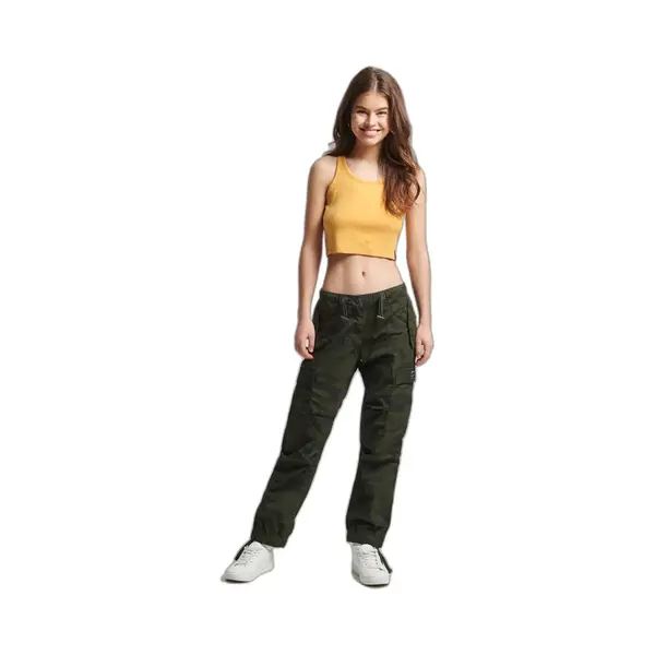 Tank Top Court Gerippt Vintage Bio-Baumwolle Frau Superdry thumbnail