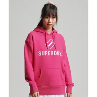Oversize-Hoodie Für Damen Superdry Code Stacked