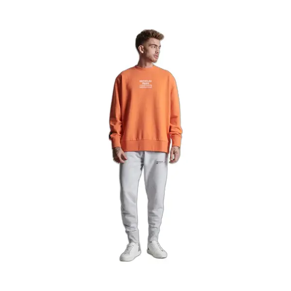Superdry Recyceltes Herren-Sweatshirt Mit Rundhalsausschnitt, übergroße Passform, Mandarine Marl, X-Small thumbnail