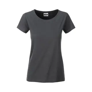 James & Nicholson James And Nicholson Dames/dames Basic Organic Katoenen T-Shirt (Grafiet)