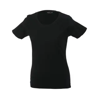 James & Nicholson James And Nicholson Dames/dames Basic T-Shirt (Zwart)