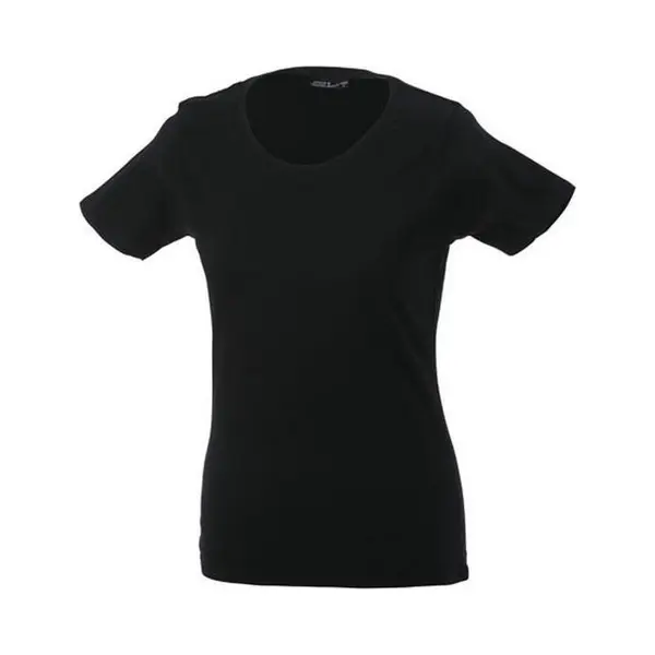 James & Nicholson James And Nicholson Dames/dames Basic T-Shirt (Zwart) thumbnail