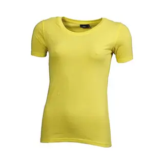 James & Nicholson James And Nicholson Dames/dames Basic T-Shirt (Geel)