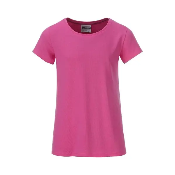 James & Nicholson James And Nicholson Meisjes Basic T-Shirt (Roze) thumbnail