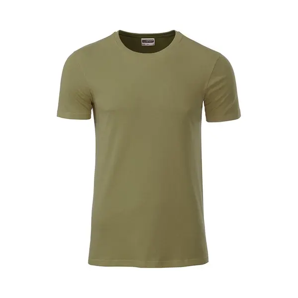 James & Nicholson James And Nicholson - Heren Standaard T-Shirt (Khaki Bruin) thumbnail