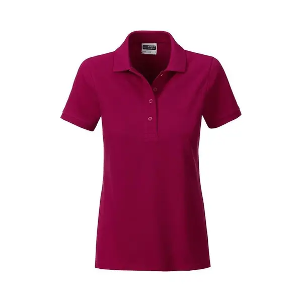 James & Nicholson James And Nicholson Vrouwen/dames Basic Polo (Wijn Paars) thumbnail