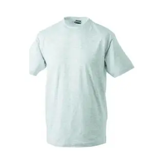 James & Nicholson James And Nicholson Unisex Zware Ronde Tee (Asgrijs)