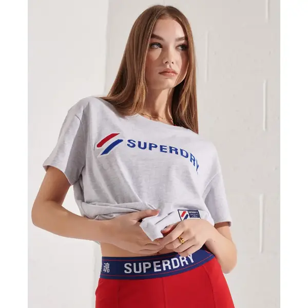 Gerades Damen-T-Shirt Superdry Sportstyle thumbnail