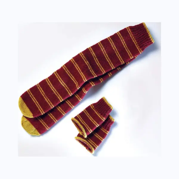 Thumbs Up WKKUK004GR sock Female Knee socks Red, Yellow 1 pair(s) thumbnail