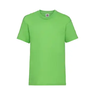 Fruit Of The Loom Valueweight Short Sleeve T-Shirt Pack Of 2 In Lime | Size, 12-13 Years