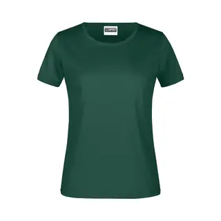 James & Nicholson James And Nicholson Dames/dames Ronde Hals Basic T-Shirt (Donkergroen)