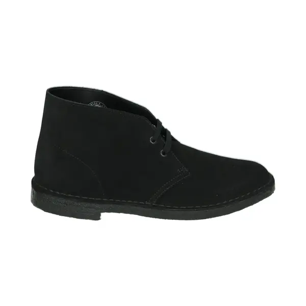 Clarks For Man. 26155480 Desert Leather Boots Black (39), Flat, Suede, Laces, Casual thumbnail