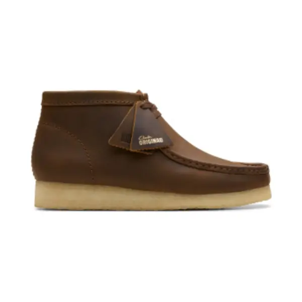 Clarks Originals Clarks Wallabee Boot Leather Boots In Beeswax Standard Fit Size 7 thumbnail