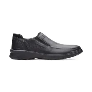 Clarks Men's Donaway Step Loafer, Black Leather, 10.5 Uk