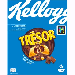 6x Kellogg's Tresor Melk Chocolade 410 Gr
