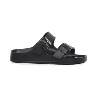 Regatta Brooklyn Double Strap Sandals In Jet Black