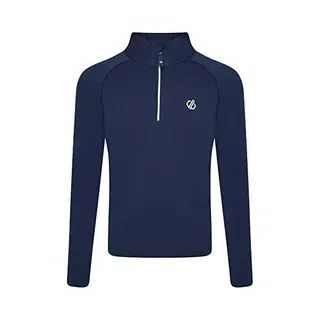 Dare2b Boys Kids' Recycled Midlayer Half Zip Top Consist Ii Core Stretchetch, Moonlight Denim, 13 Years Eu