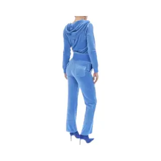Juicy Couture Juicy Couture Del Ray Straight Leg Track Pant With Pocket Blauw - Maat Xl