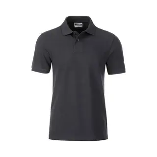 James & Nicholson James And Nicholson Heren Basis Polo (Grafietgrijs)