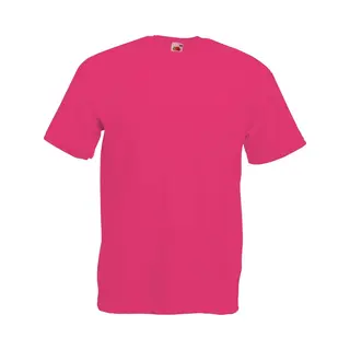 Fruit Of The Loom Men's Valueweight Short Sleeve T-Shirt In Fuchsia | Size, 3XL