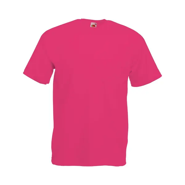 Fruit Of The Loom Men's Valueweight Short Sleeve T-Shirt In Fuchsia | Size, 3XL thumbnail