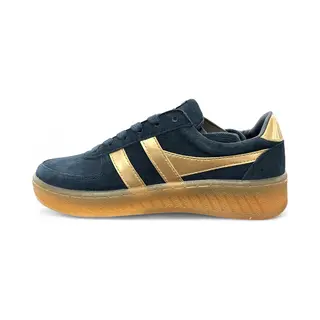 Gola Grandslam W Navy Glitz Womens Trainers CLB114-De In A Plain Suede And Man-made In Size 7