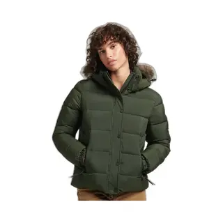 Kurze Daunenjacke Mit Kapuze, Damen Superdry