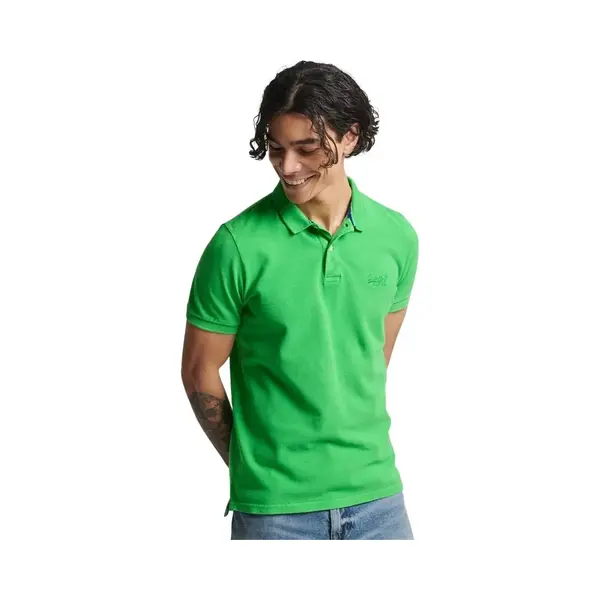 Superdry, Herren, Shirts, Destroyed Polohemd, Grün, (S) thumbnail