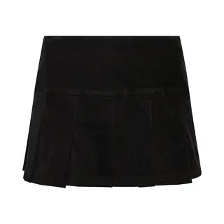 Pleated Mini Skirt Velvet Woman Superdry Vintage