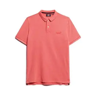 Superdry, Herren, Shirts, Destroyed Polohemd, Pink, Rosa, (S)