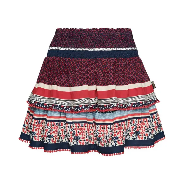 Superdry - Vintage Gelaagde Minirok - Dames - Rokken thumbnail