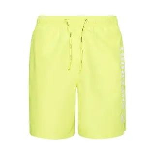 Superdry, Herren, Badehosen, 19-Zoll-Badeshorts Mit Applikation Aus Recyceltem Material, Gelb, (L)