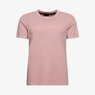 Superdry Cooper Classic 70s Damen T-Shirt Rosa - S