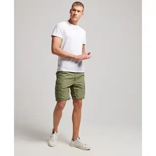Superdry, Herren, Shorts, Heavy Cargo-Shorts Aus Bio-Baumwolle, Grün, Braun, (28)