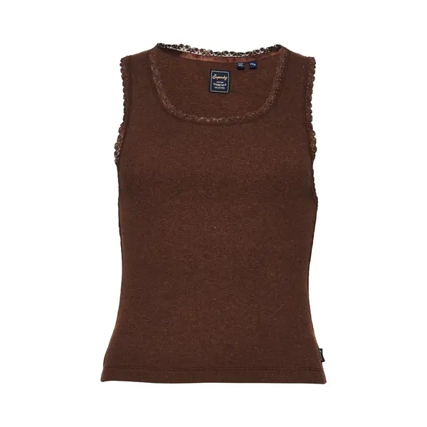 Superdry - Athletic Essentials Hemdtopje Met Kanten Rand - Dames - Vesten thumbnail